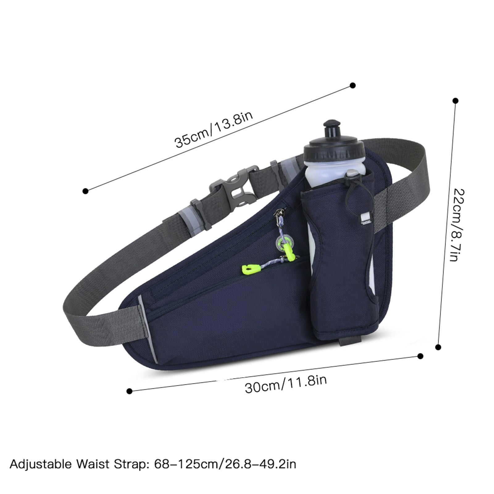 Bag Sports Hydration Belt Bag Running Belt Waist Pack Bum Bag With Water Bottle Holder For Men Women Running Cycle Hiking Walking