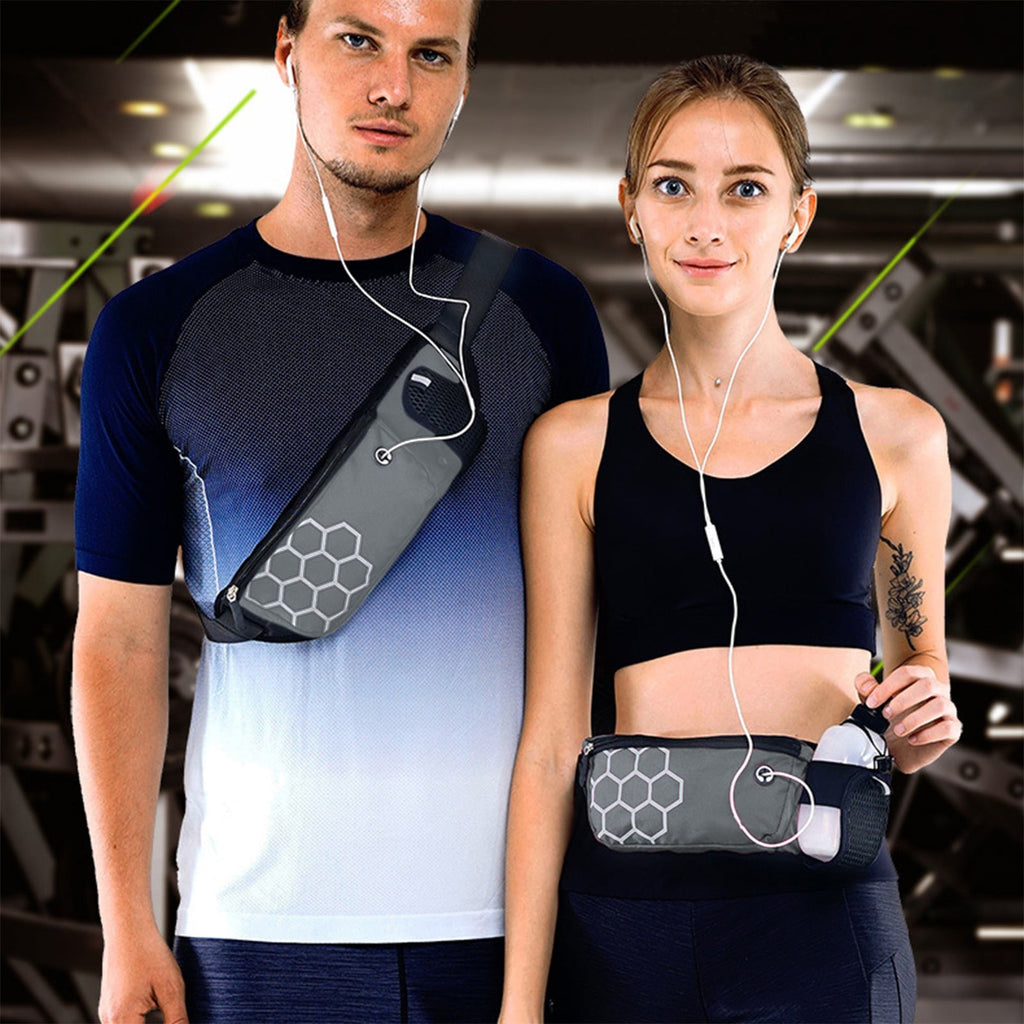 Running Waist Pack Hydration Belt Phone Holder, Lightweight Waterproof Secure Storage Marathon Gear, for Running Jogging Hiking Fitness Outdoor Training