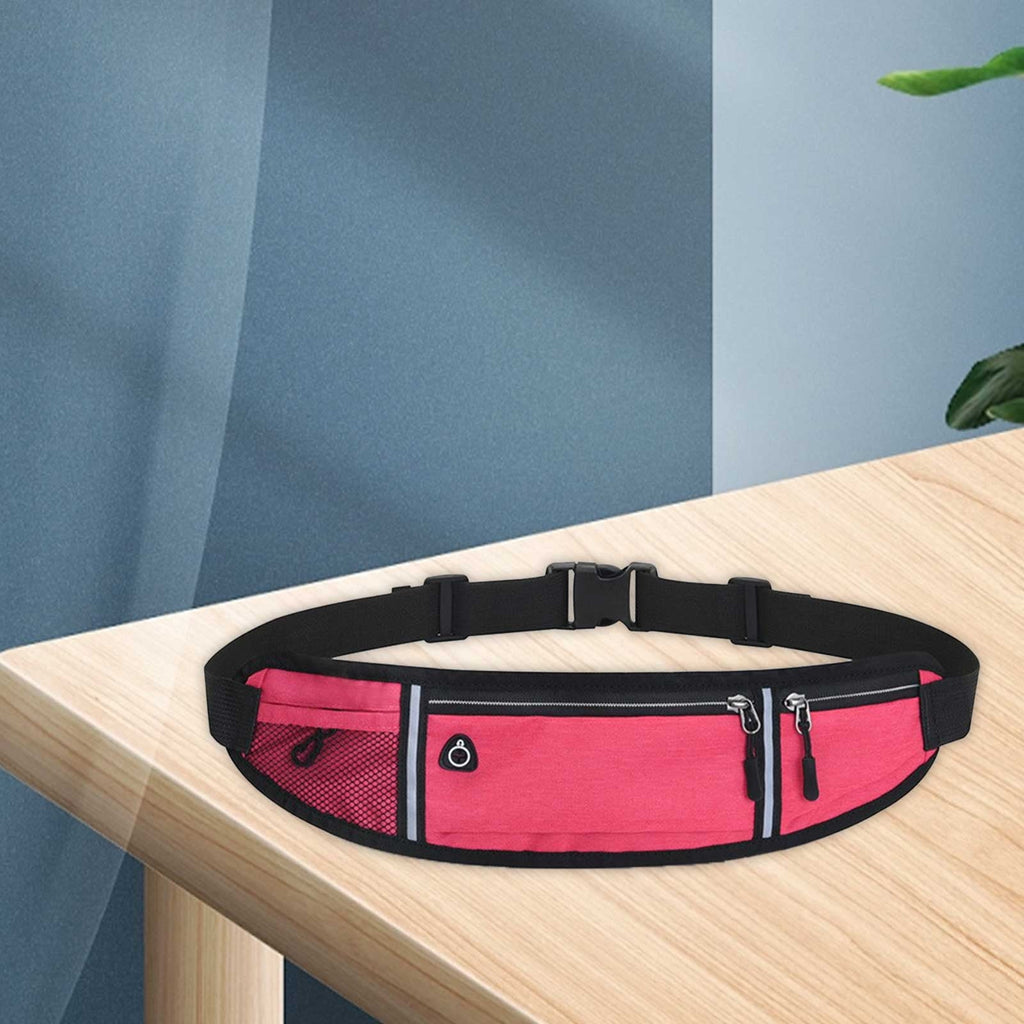 YFGEFTR Slim Running Belt for Women Men, Runners Fanny Pack Phone Holder, Runner Belt for Slim Running Walking Cycling Camping Gym, Running Gear Accessories