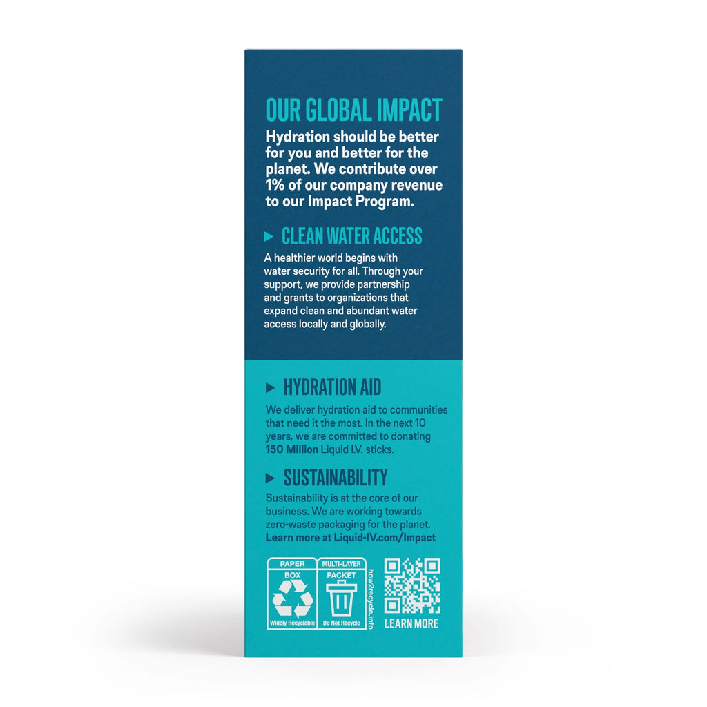 Liquid I.V.® Watermelon Hydration Multiplier® Powdered Electrolyte Drink Mix, 6 Count Packets