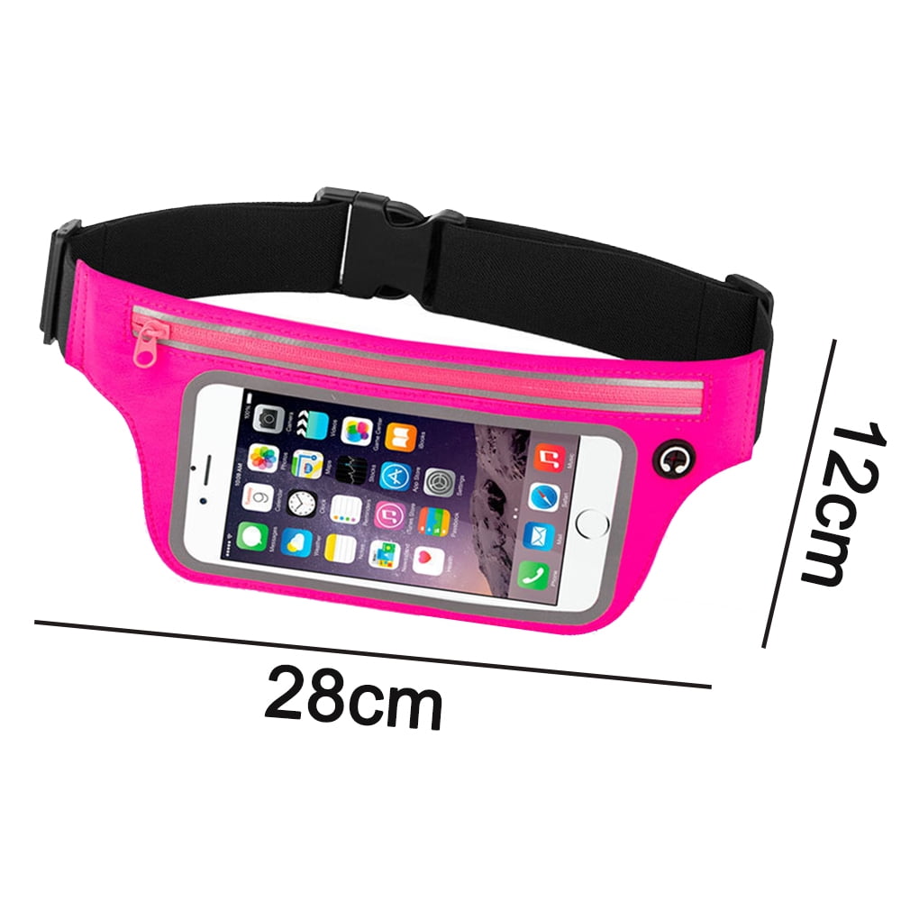 Running Waist Pack Phone Holder Slim Workout Fanny Pack with Touchscreen Case Pocket