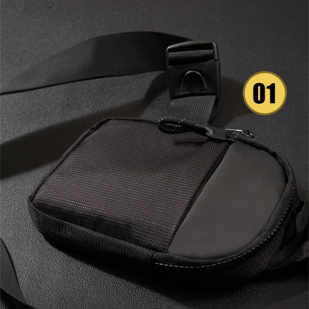 Sports Men Chest Bag Water Waist Pack Running Phone Holder Crossbody Slings Bag Outdoor Sports Accessory