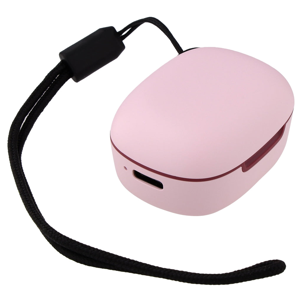 onn Wireless Mini-Earbuds with Wrist-Strap, Black