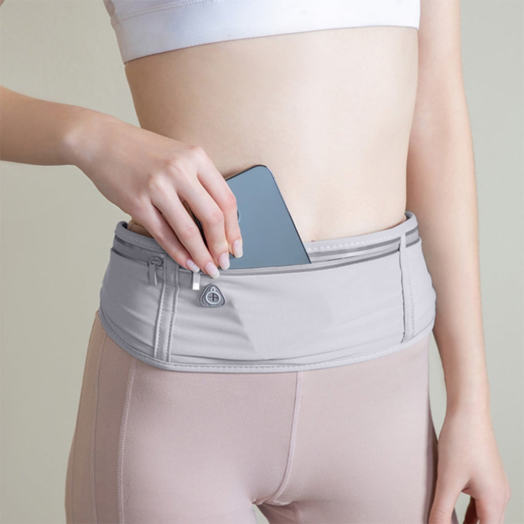 Cinvoph Running Belt Waist Pack Bag, Workout Gym Fitness Fanny Pack for Phone,Cell Phone Holder for Running,Jogging Pocket Belt for Women & Men,Running Accessories, Pink