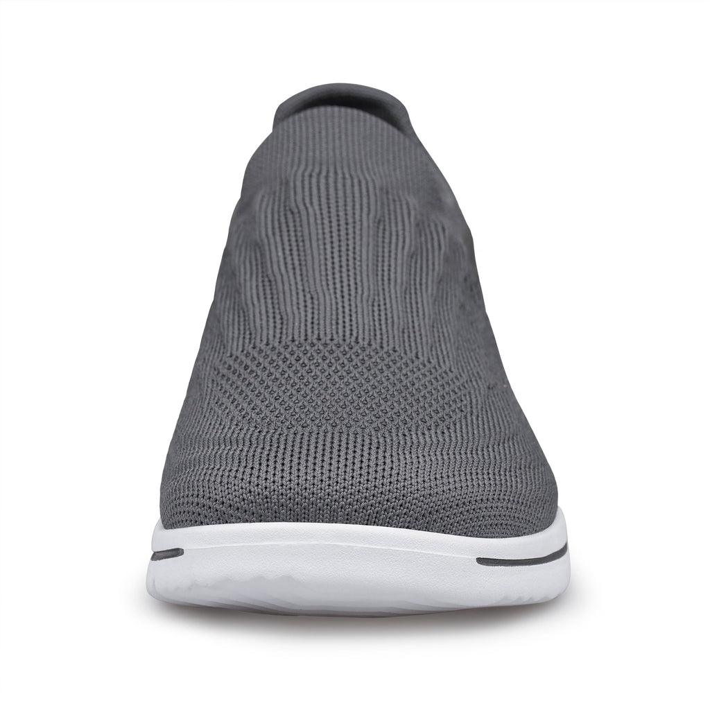 Unisex Sock Walking Shoes Wide Toe Box Slip-on Mens Running Shoe Womens Lightweight Casual Fashion Sneakers Black 8Women/6Men