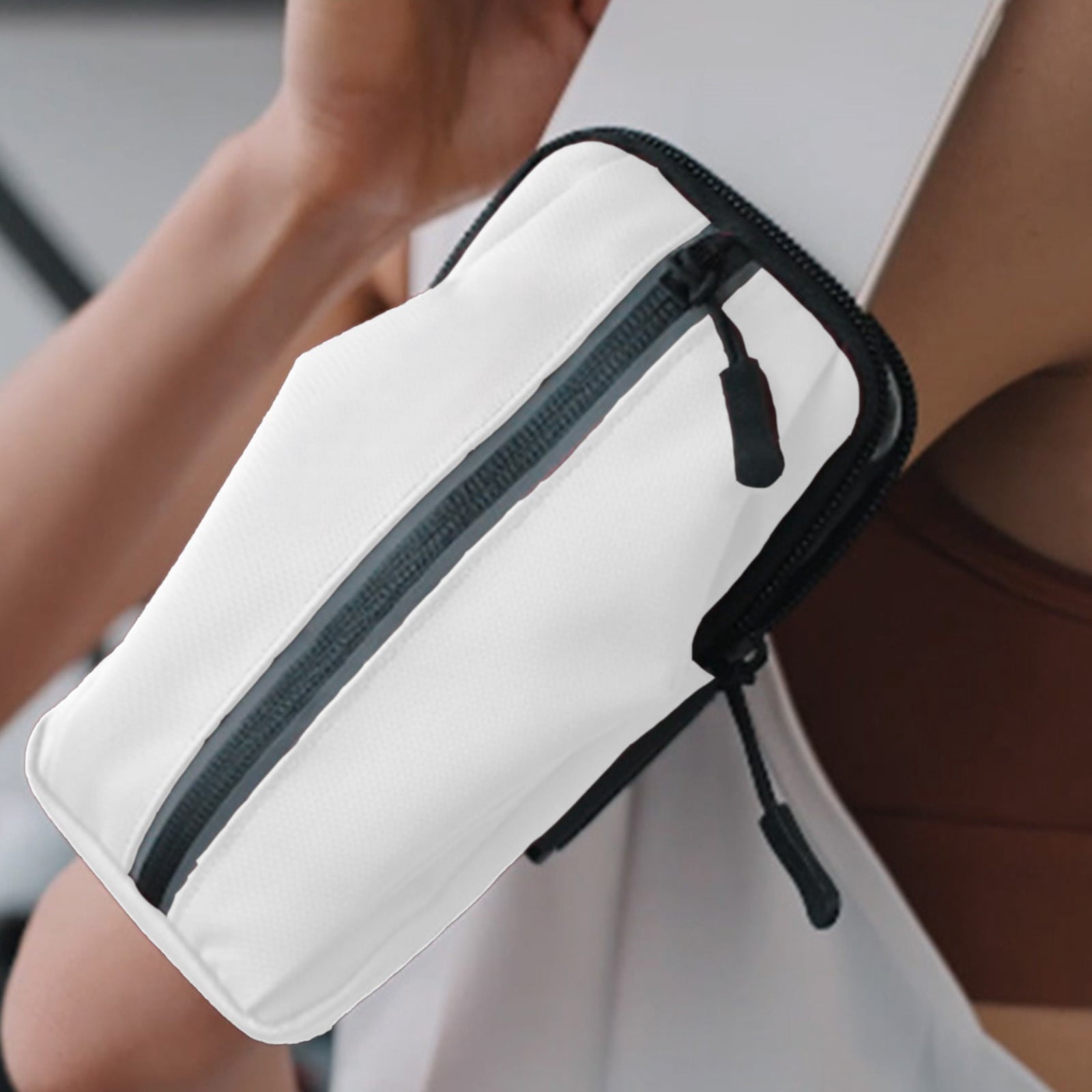 Hiking Gear Sports Add-Ons Arm Pouch Polyurethane Black 18x9.5x4cm 80g 6.7in Running Phone Wrist Waterproof Fluorescent