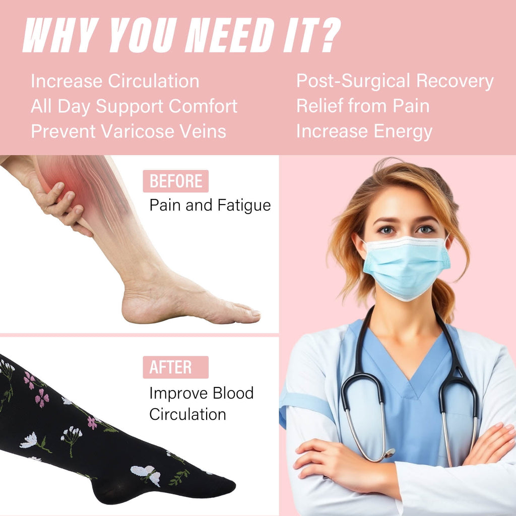 2 Pairs Wide Calf Compression Socks for Women Men AMITOFO Circulation 20-30mmHg Plus Size Knee High Support Stockings| Circulation | Nurses | Running | Travel,Beige Black 4XL