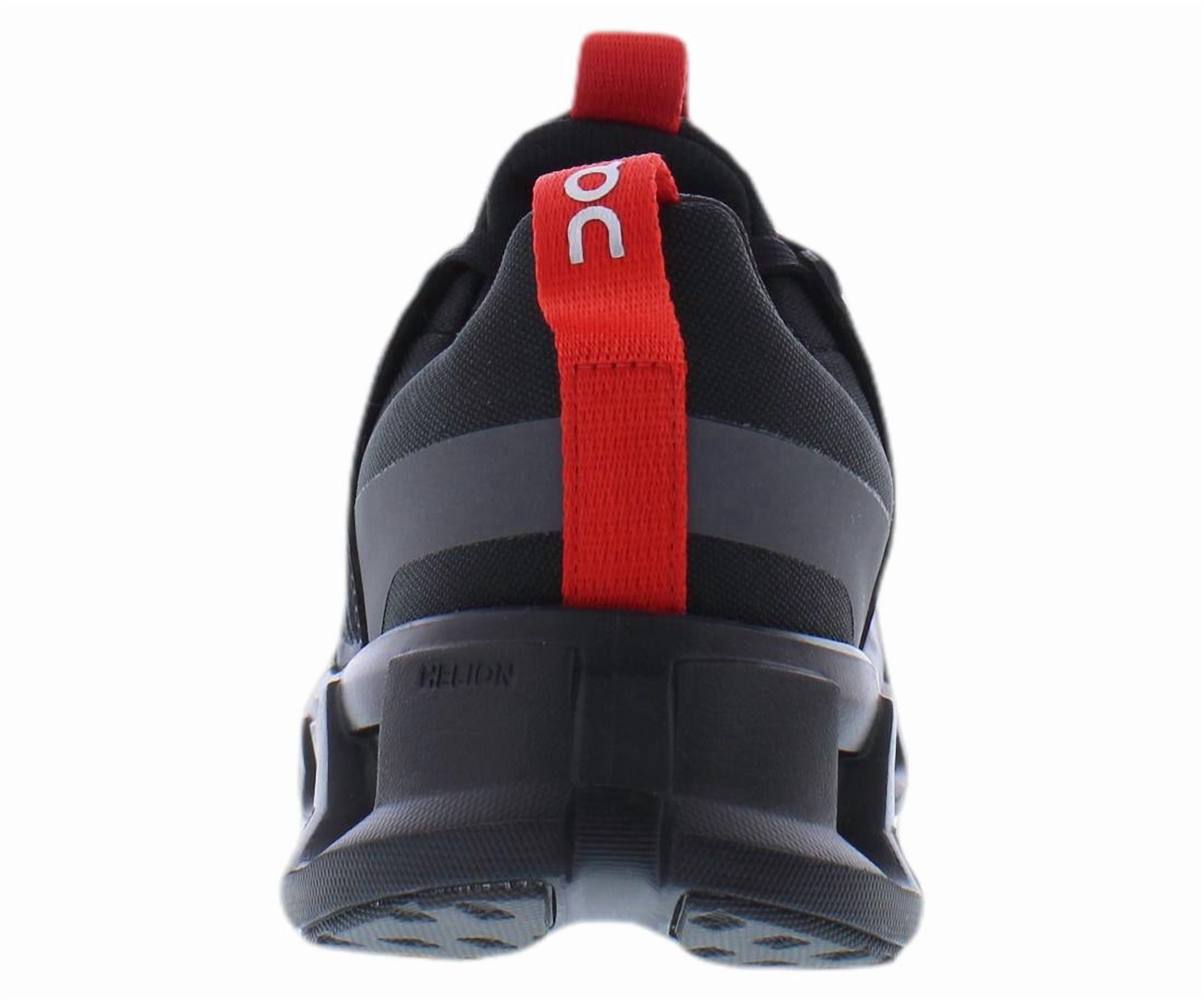 ON Cloudswift GS Boys Shoes Size 4.5, Color: Black/Red