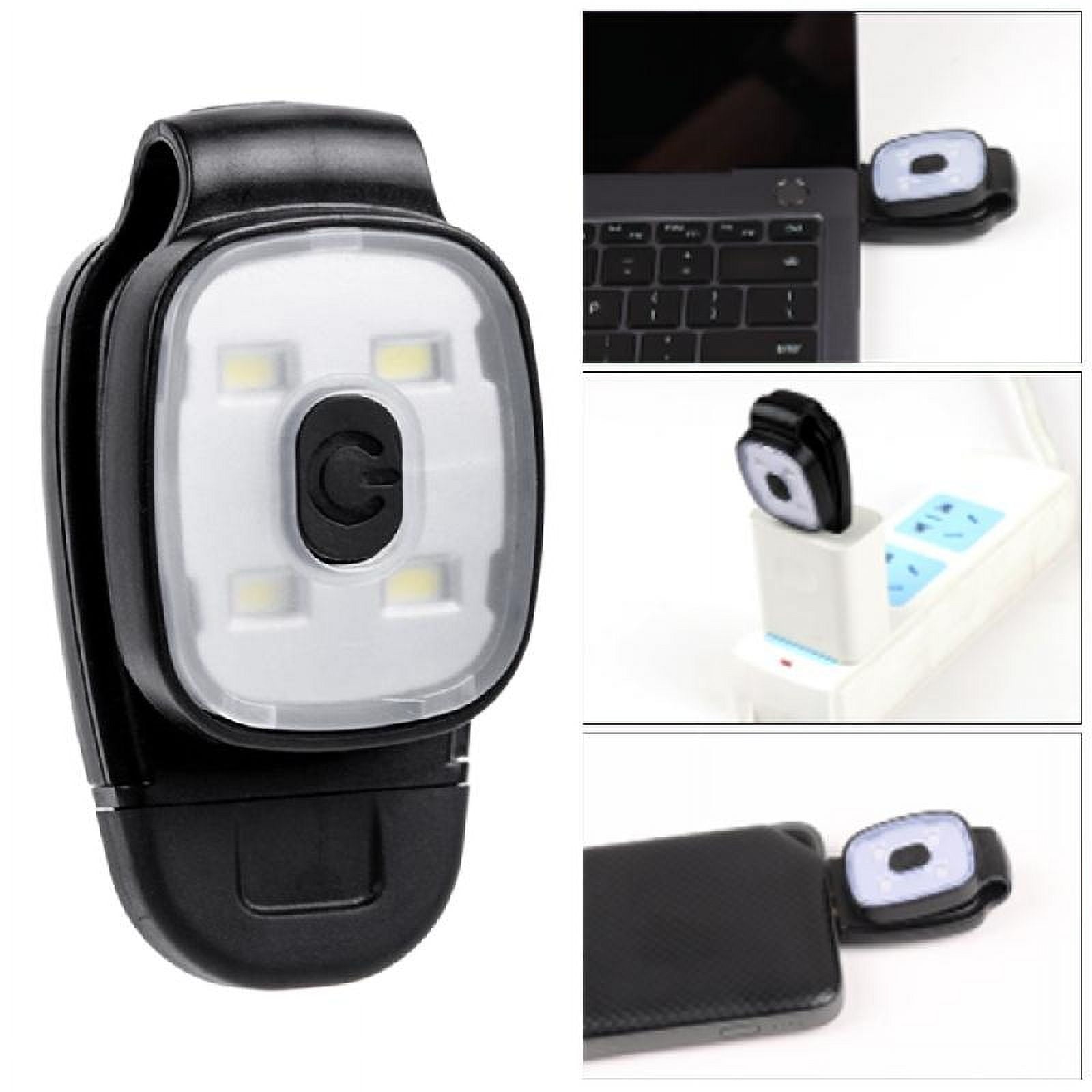 Rechargeable LED Clip on Lights Light Weight Safety Jogging Lights Running Gear