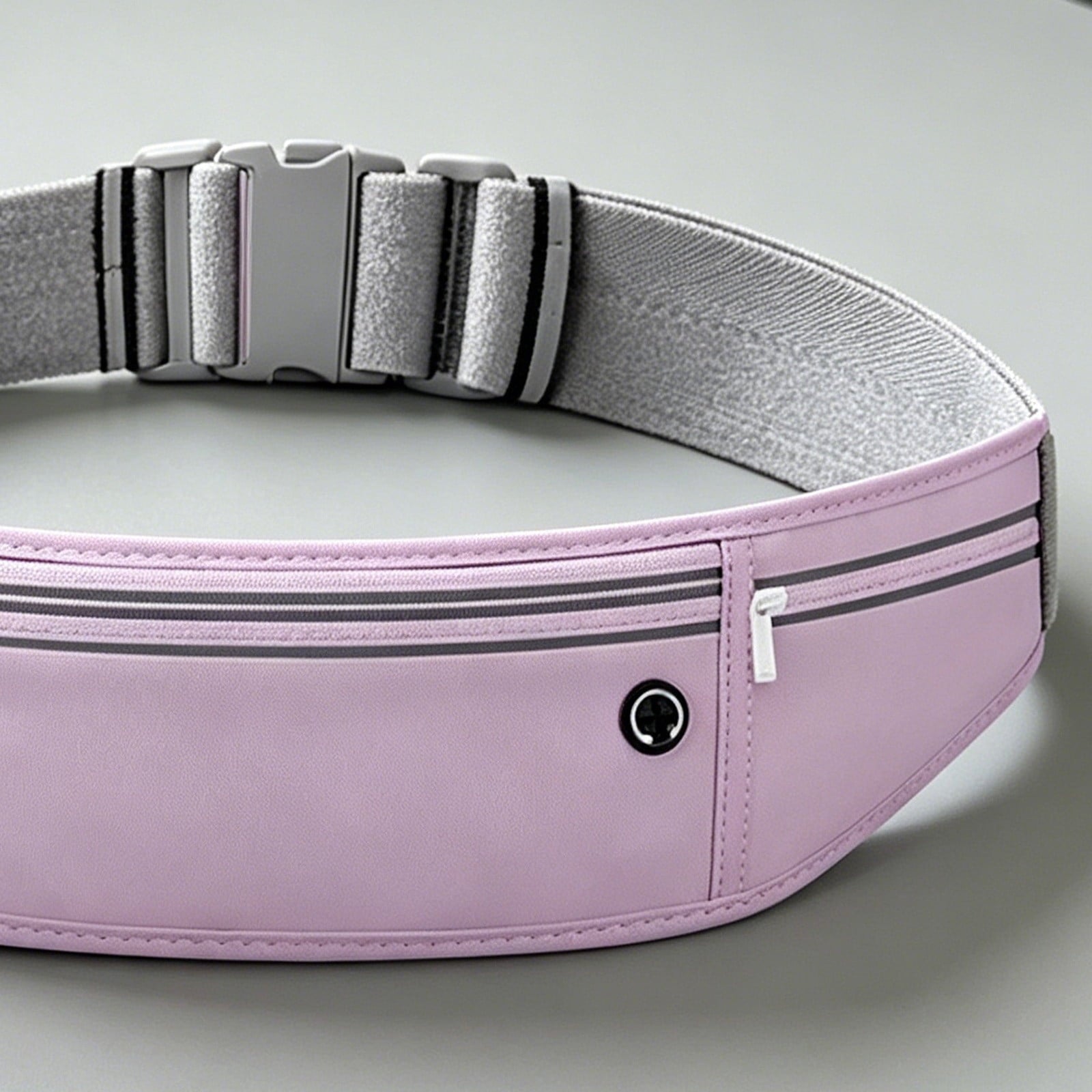 Running Belt Waist Pack With Water Bottle Holder Slim Adjustable Fanny Pack Reflective Strip Phone Holder For Hiking Workouts Outdoor Sports Accessories