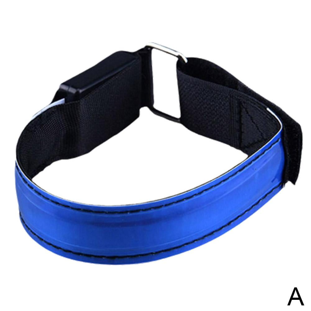 USB Charging LED Luminous Night Rning Armbands Bracelets Sports F5T7 A0Z2