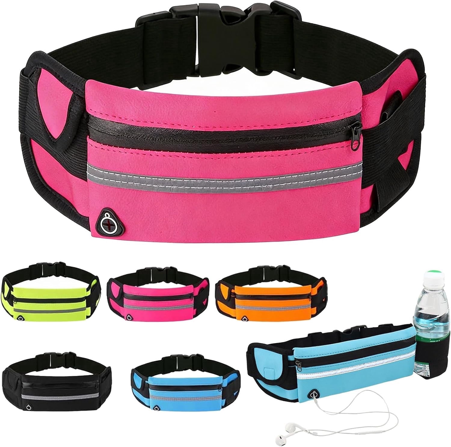 Anti-Theft Invisible Waist Bag，Equipped With Reflective Strips, This High-Capacity, Waterproof, and Adjustable Accessory Is Designed Specifically for Outdoor Running.