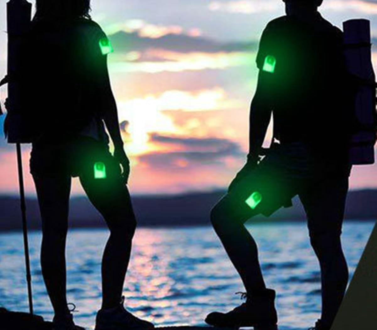 EONQY LED Safety Light Magnetic Clip on, 5 Pack Running Lights for Runners, Reflective Running Gear with 3 Light Modes for Running, Hiking, Outdoor Adventure, Camping