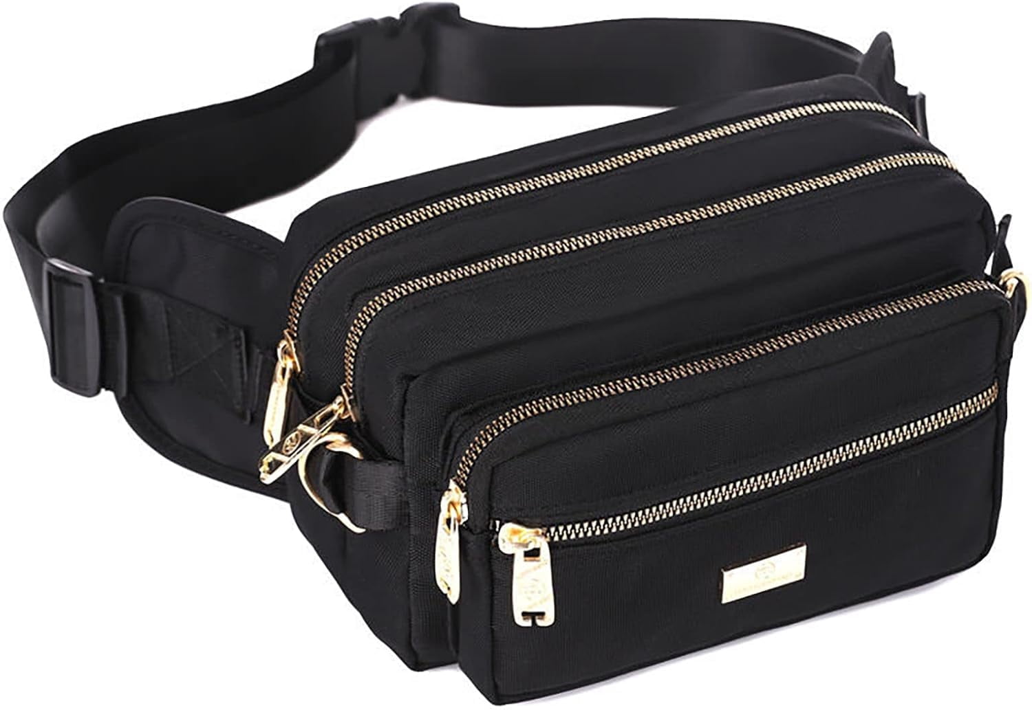 Extra Large Fashion Fanny Pack for Men Women, Waist Bag for Waterproof Hiking Running Biking Gym Outdoor Sports Travel Belt Bag