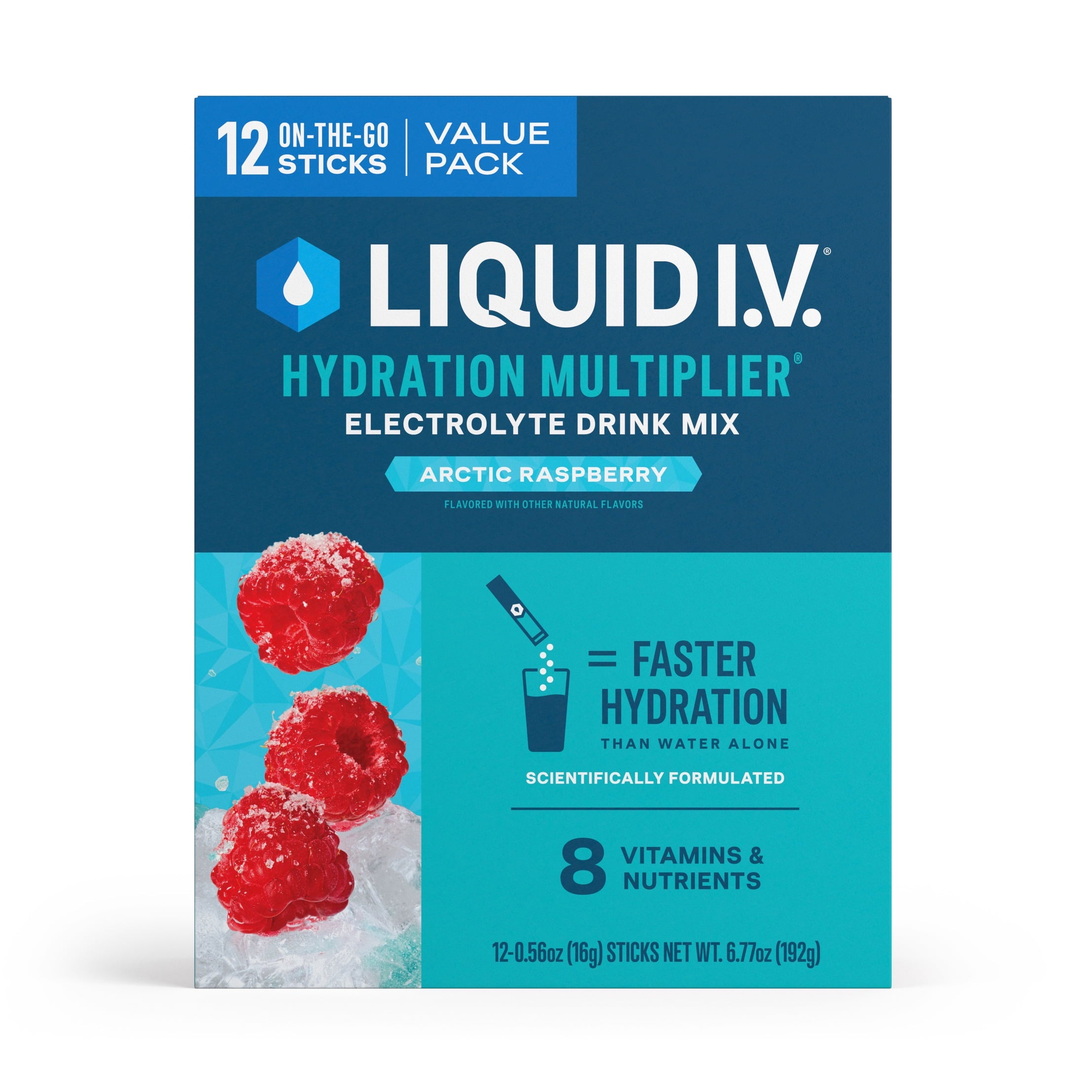 Liquid I.V.® Lemon Lime Hydration Multiplier® Powdered Electrolyte Drink Mix, 6 Count Packets