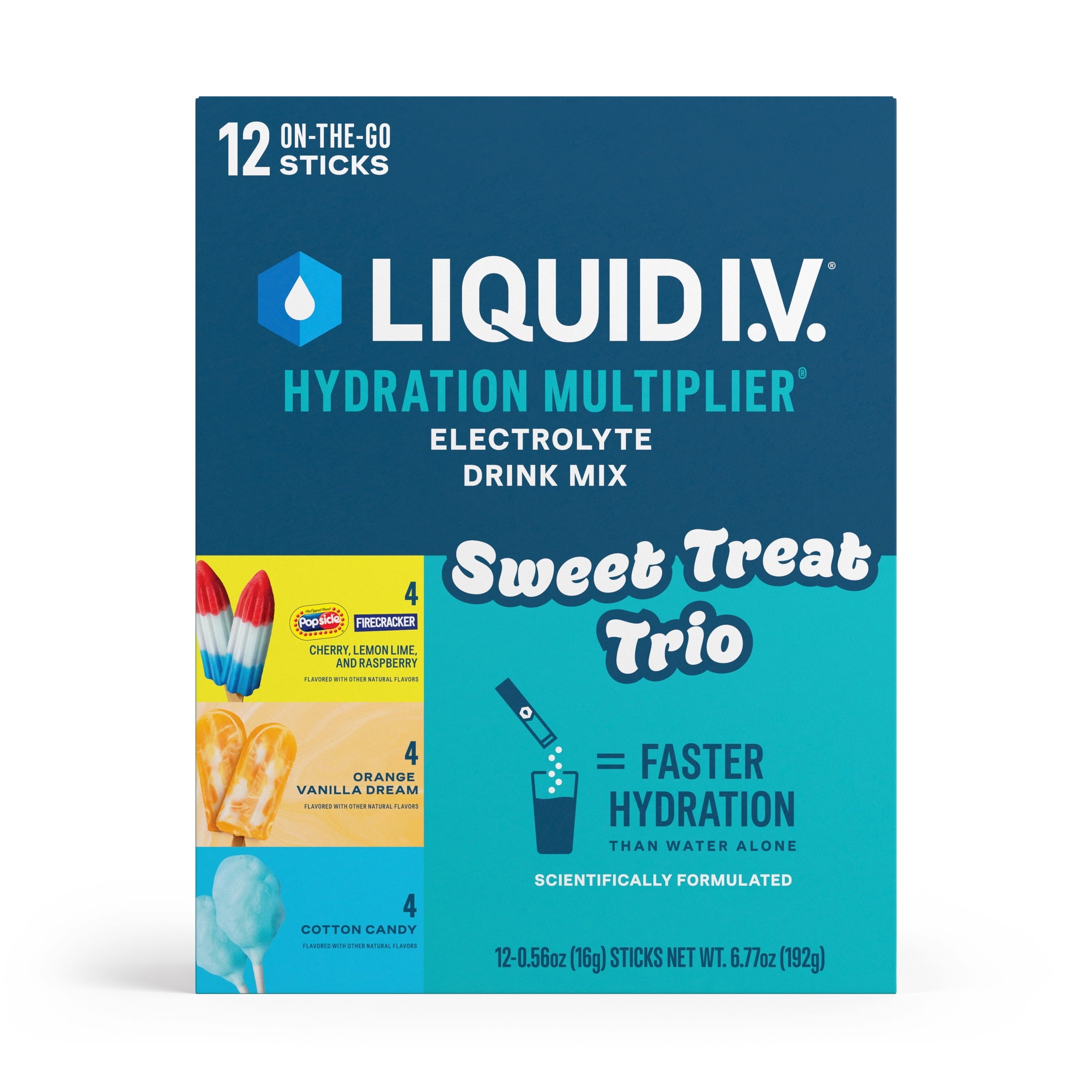 Liquid I.V.® Strawberry Hydration Multiplier® Powdered Electrolyte Drink Mix, 6 Count Packets