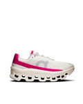 On Cloudmonster Sneakers In Ivory With Grenadine Accents White (Women's)