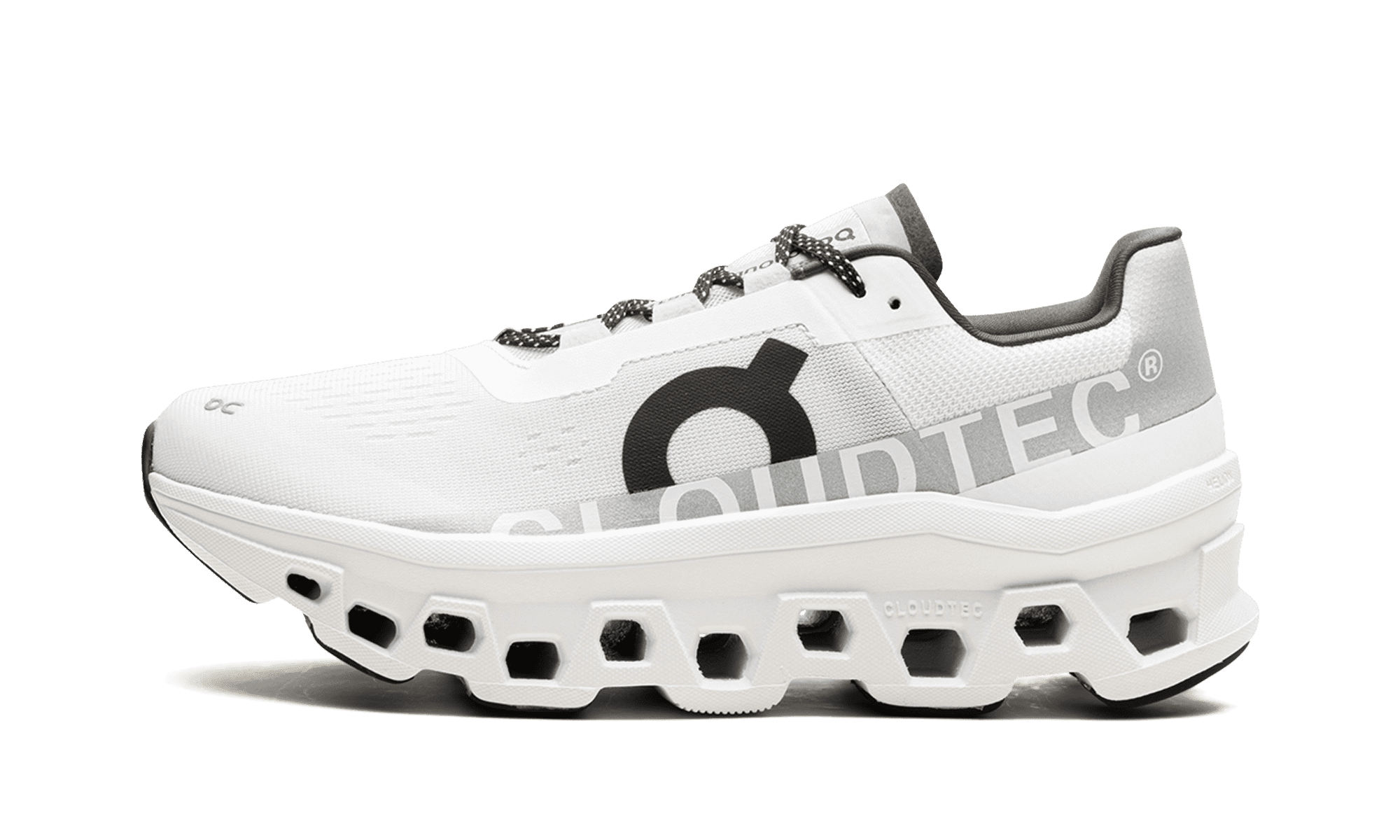 On MENS Cloudmonster "All White" 61.98434 from Stadium Goods