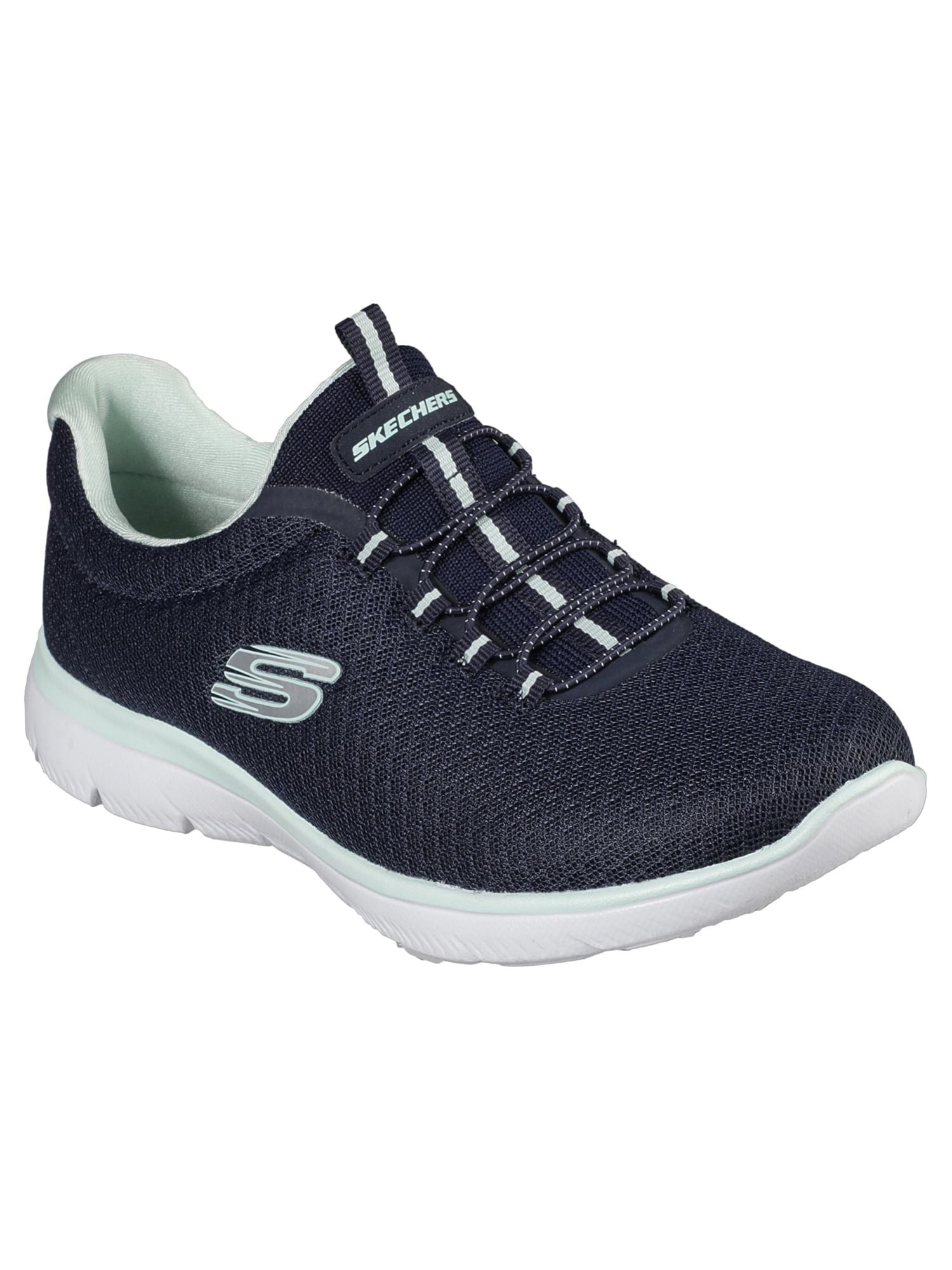 Skechers Women's SUMMITS-COOL CLASSIC Slip-On Athletic Sneaker, Wide Width Available