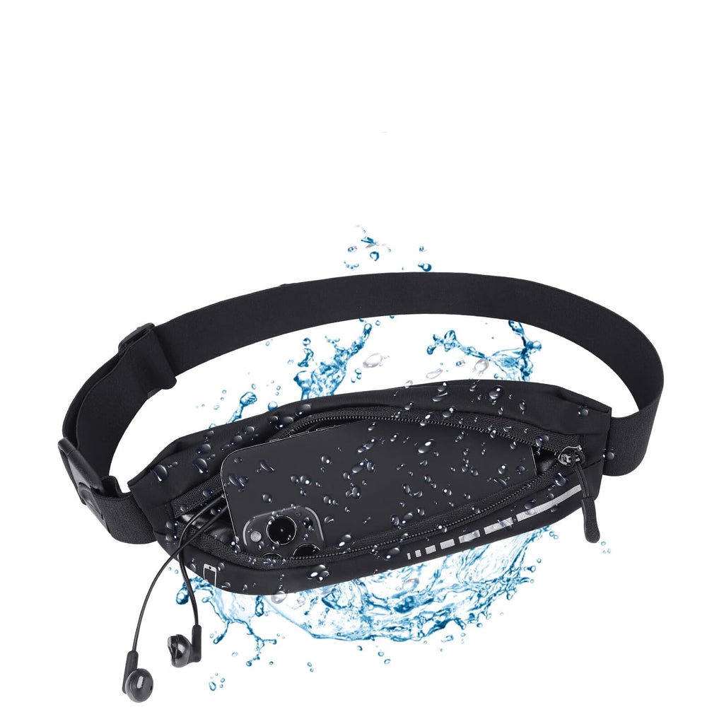 Slim Running Belt Fanny Pack Running Phone Holder Runners Pouch Waist Pack for Workout Money Belt Running Gift Gear Accessories for Women Men Walking Hiking Cycling