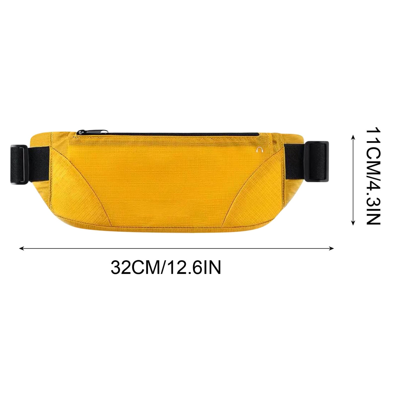 Yatlte Slim Running Belt for Women & Men, Adjustable Waist Pack for Phone, Keys, Cards, and Cash, Cycling Workout, Reflective Runners Belt Jogging Pocket Belt, Travelling Money Phone Holder