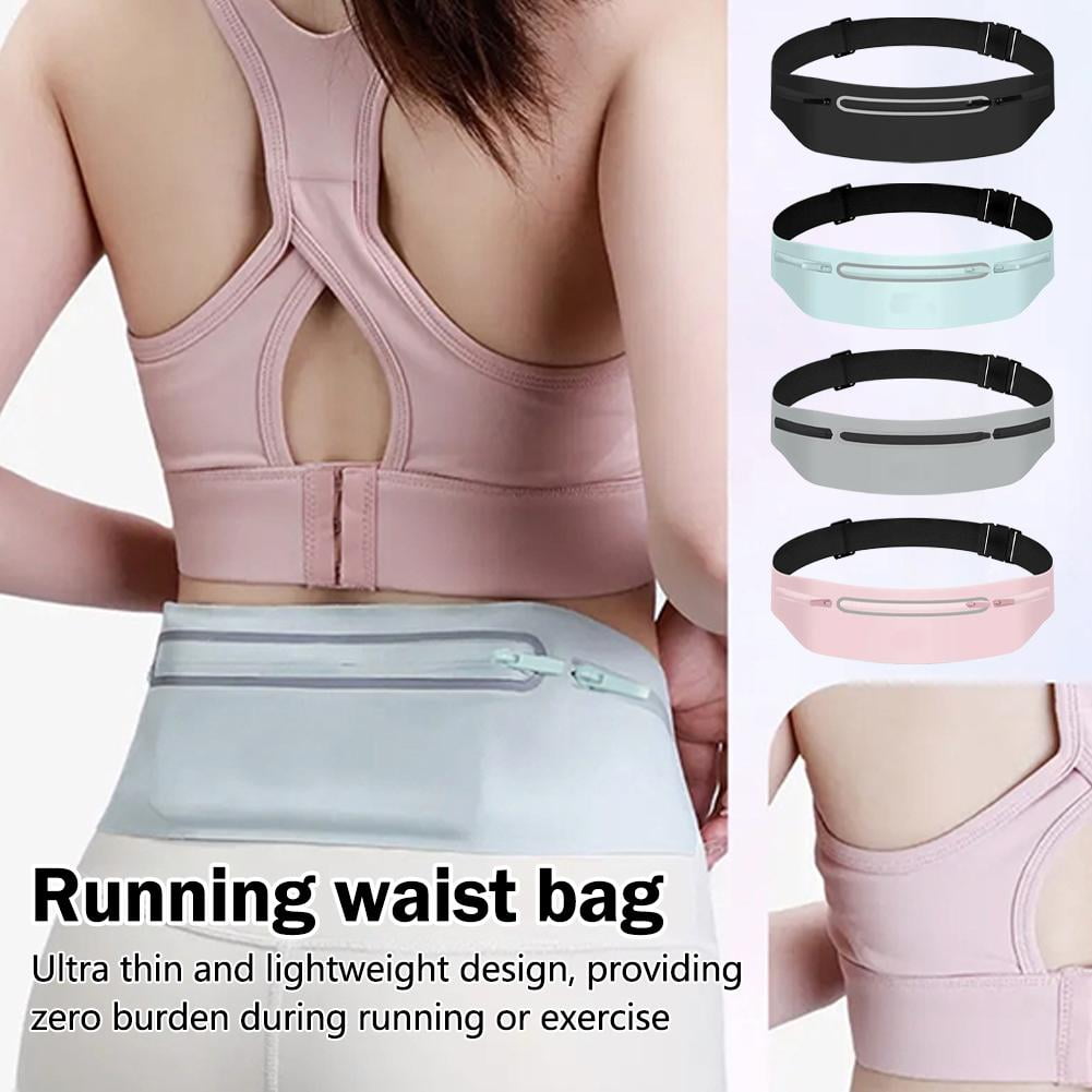 Slim Running Belt Waist Bag SOLA 4 Colors BlackGreyBluePink