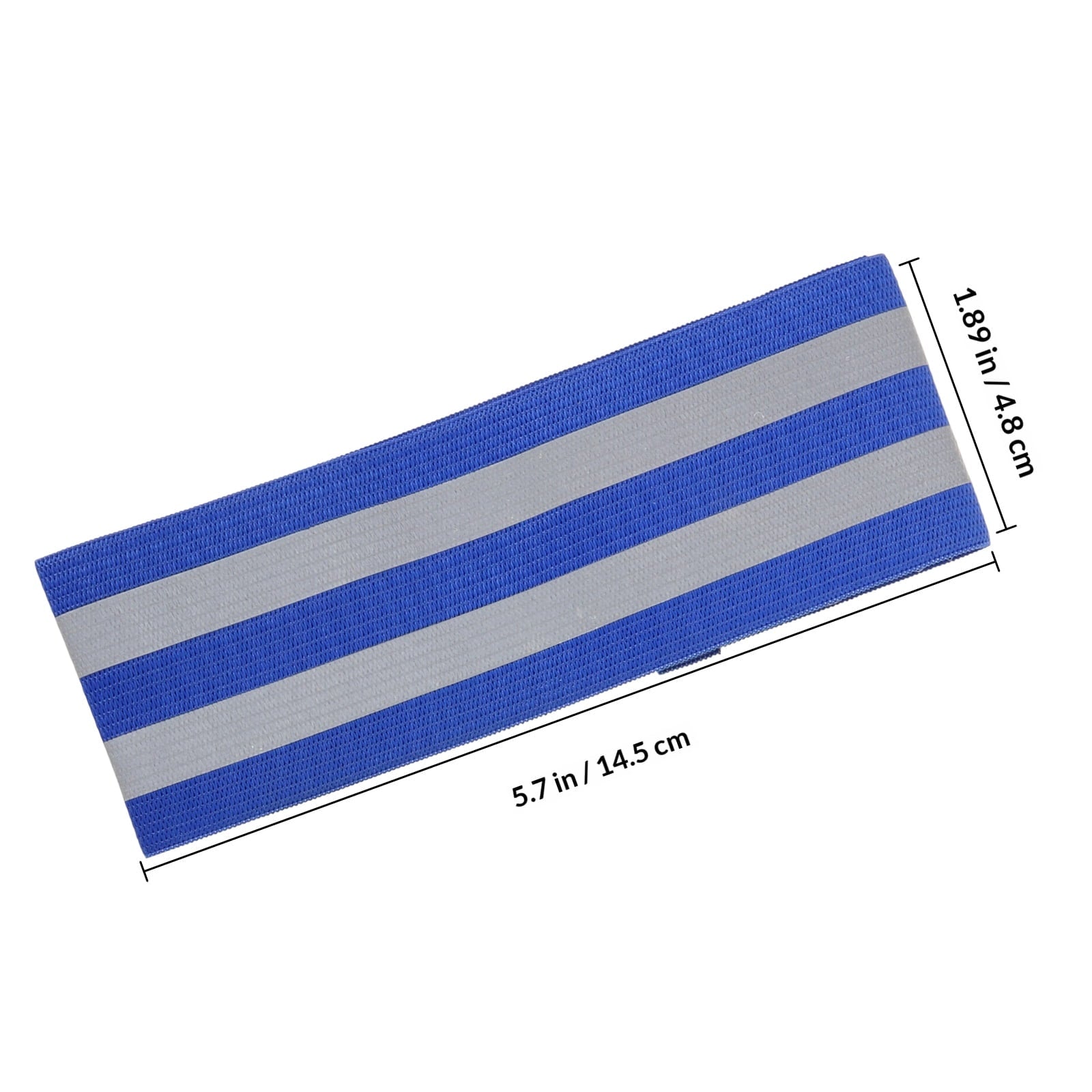 Luxshiny 4 Pairs Reflective Running Bands with Easy Wear Design for Nighttime Outdoor Safety and Visibility