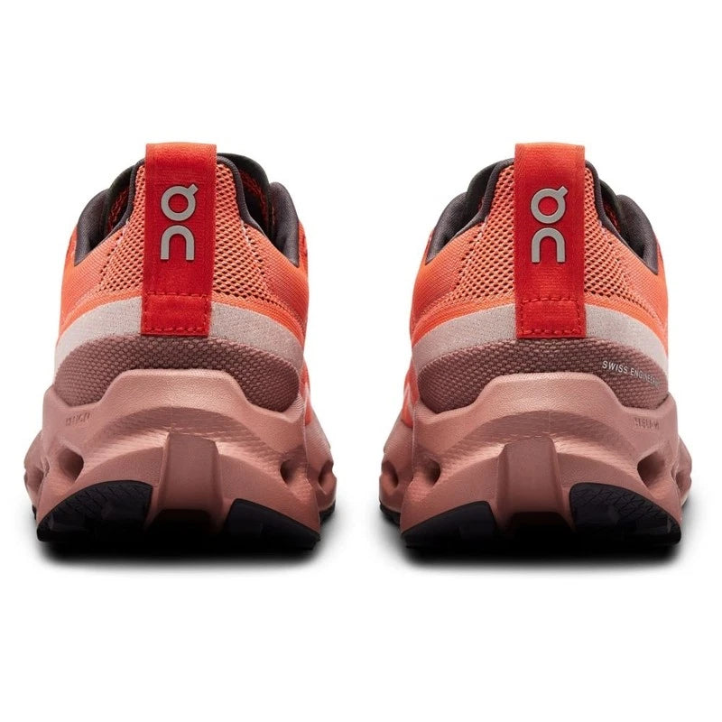 On Running Womens Cloudsurfer Trail 1 Running Shoes Orange