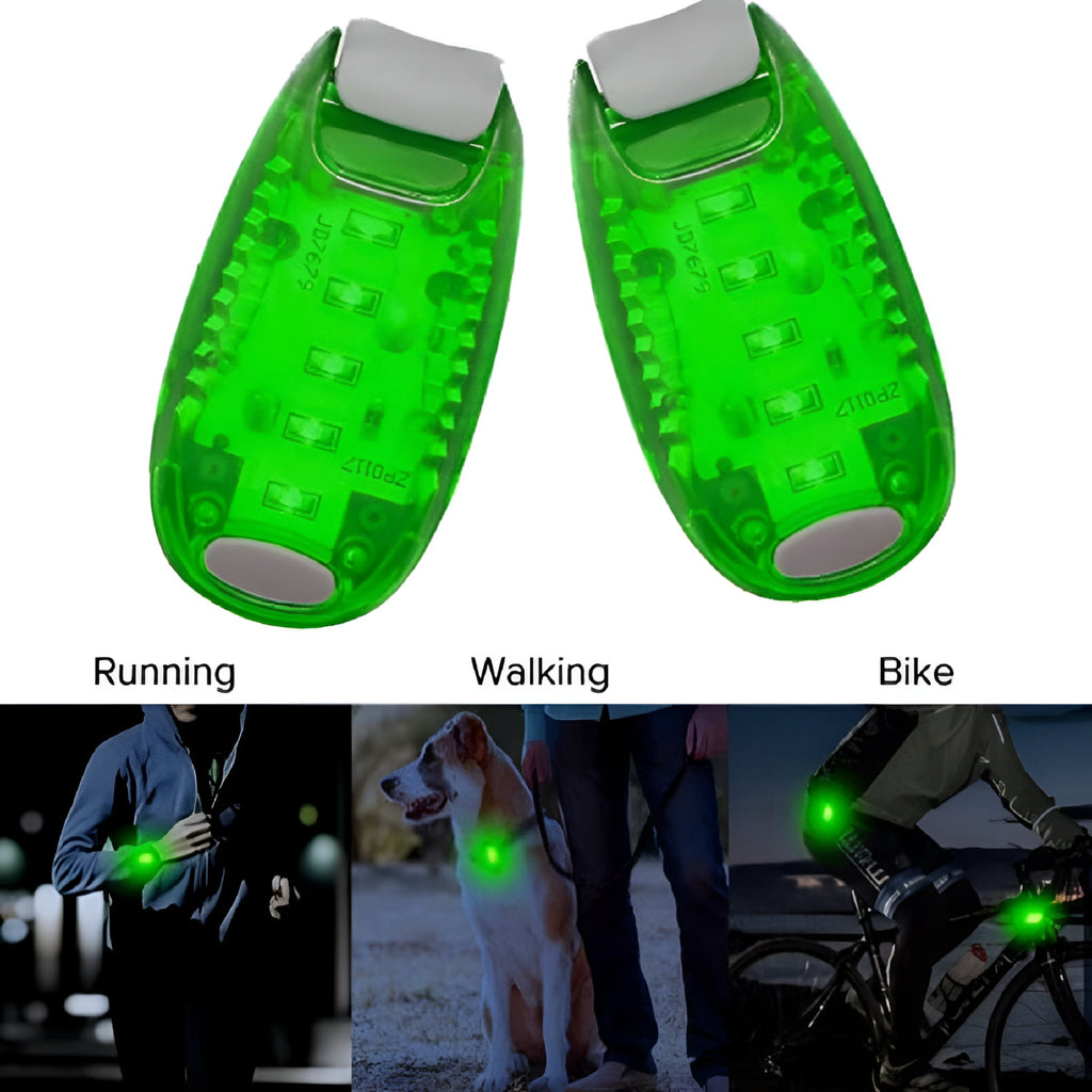 HIBIBUD 2026 New Abs Material Clip-On Led Light for Night Running and Cycling,Portable & Rechargeable Cycling Accessories for Running, Cycling, Walking, Hiking, Outdoor Sports