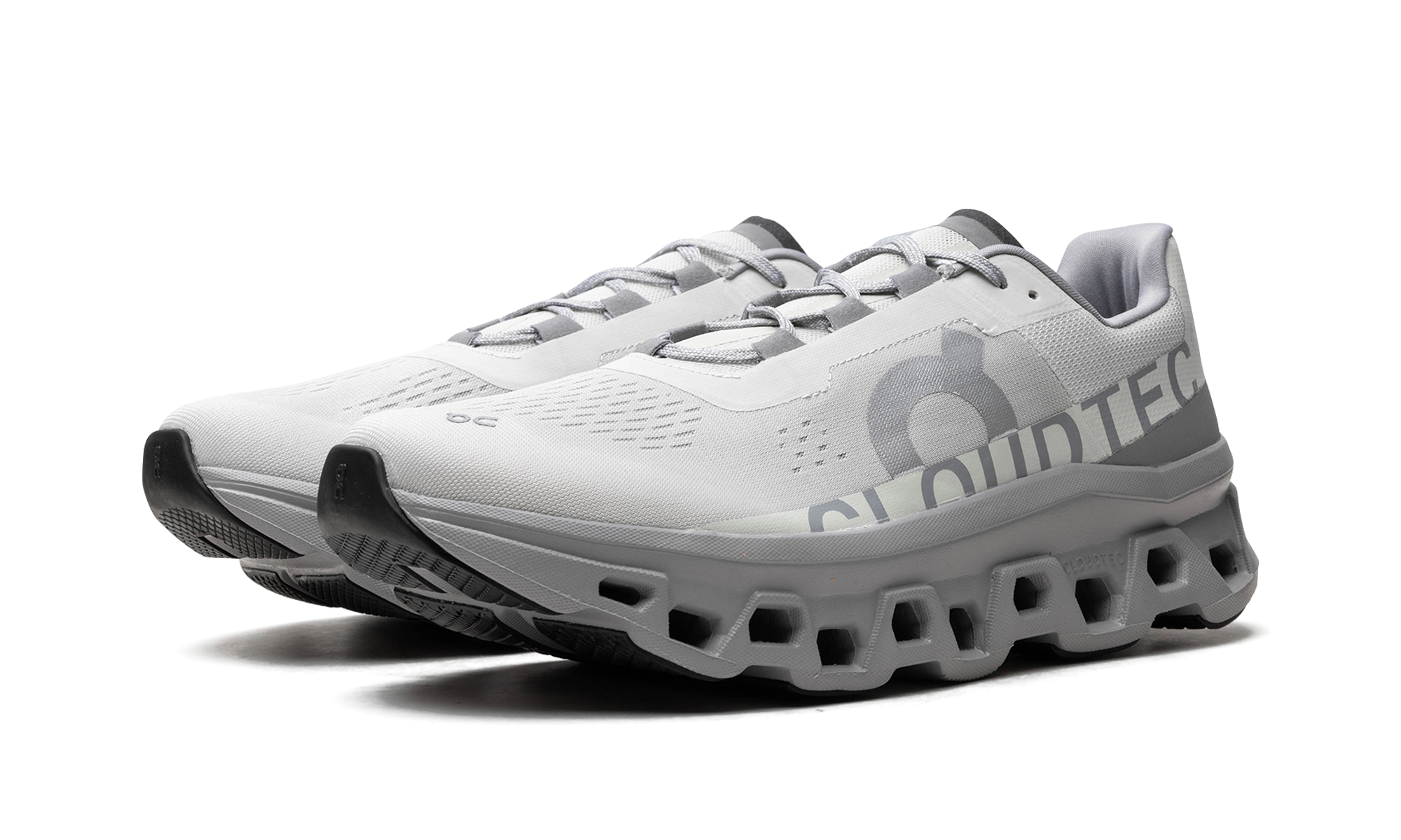 On MENS Cloudmonster "Ice | Alloy" 61.97788 from Stadium Goods