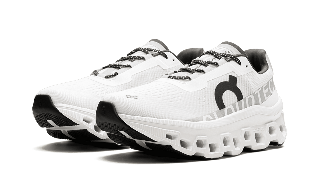 On MENS Cloudmonster "All White" 61.98434 from Stadium Goods