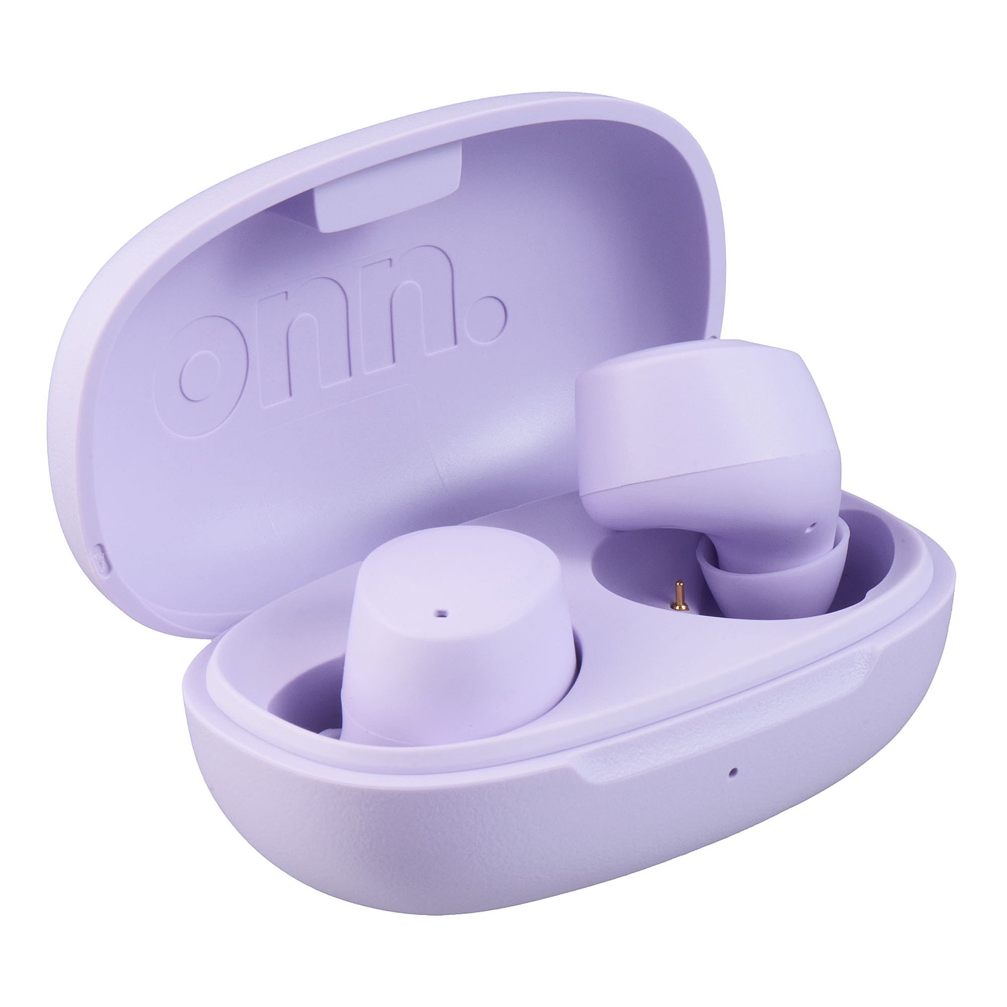 Onn Bluetooth Earphones with Charging Case and Touch Control, Black