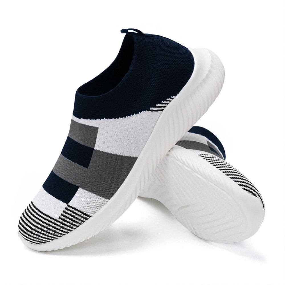 Ablanczoom Womens Sneakers Running Shoes Slip-on Fitness Sports Walking Tennis Flats