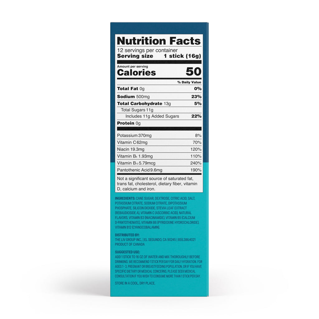 Liquid I.V.® Strawberry Hydration Multiplier® Powdered Electrolyte Drink Mix, 6 Count Packets