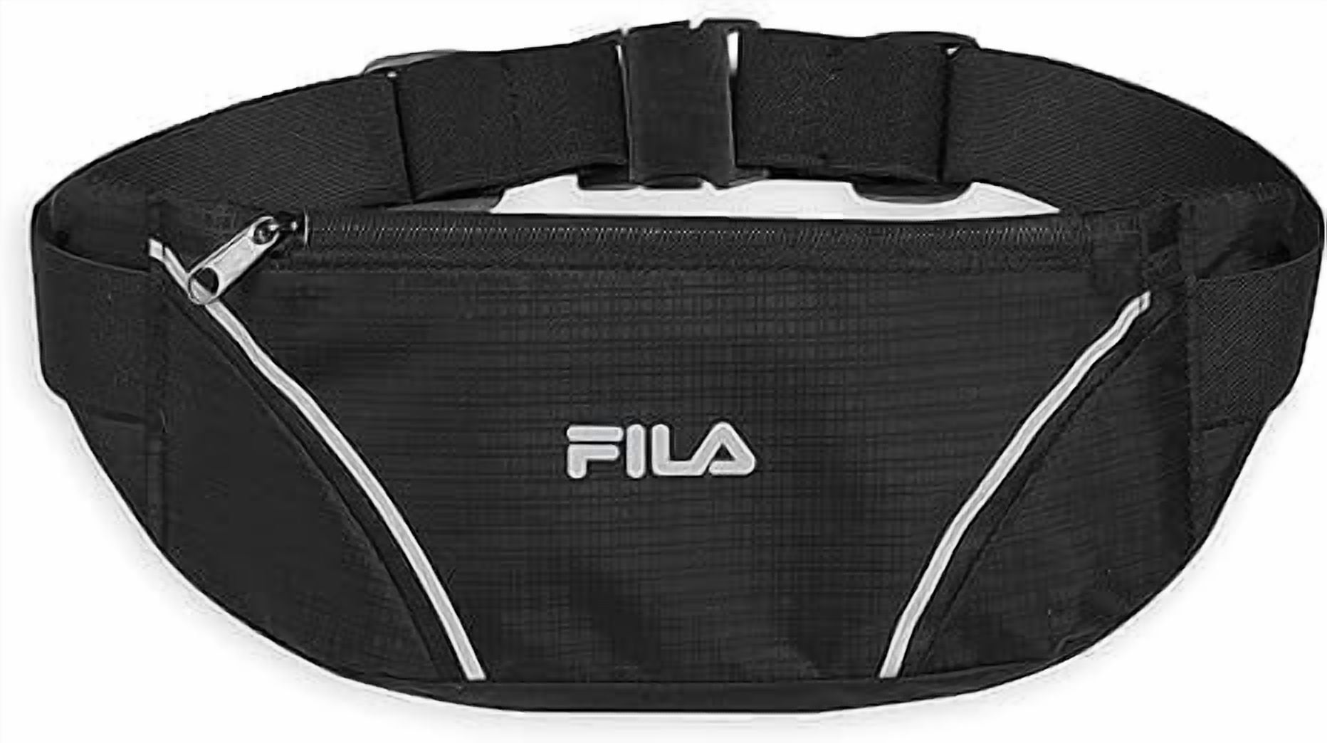 FILA Accessories Waist Pack - Running Belt Fanny Pack | Adventurer Adjustable Sports Pouch Phone Holder for Women & Men | Running, Walking, Cycling, Exercise & Fitness