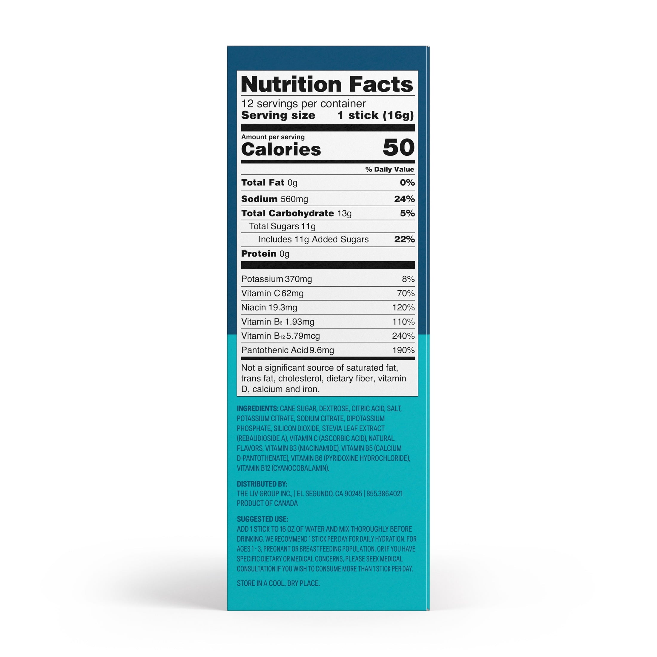 Liquid I.V.® Watermelon Hydration Multiplier® Powdered Electrolyte Drink Mix, 6 Count Packets