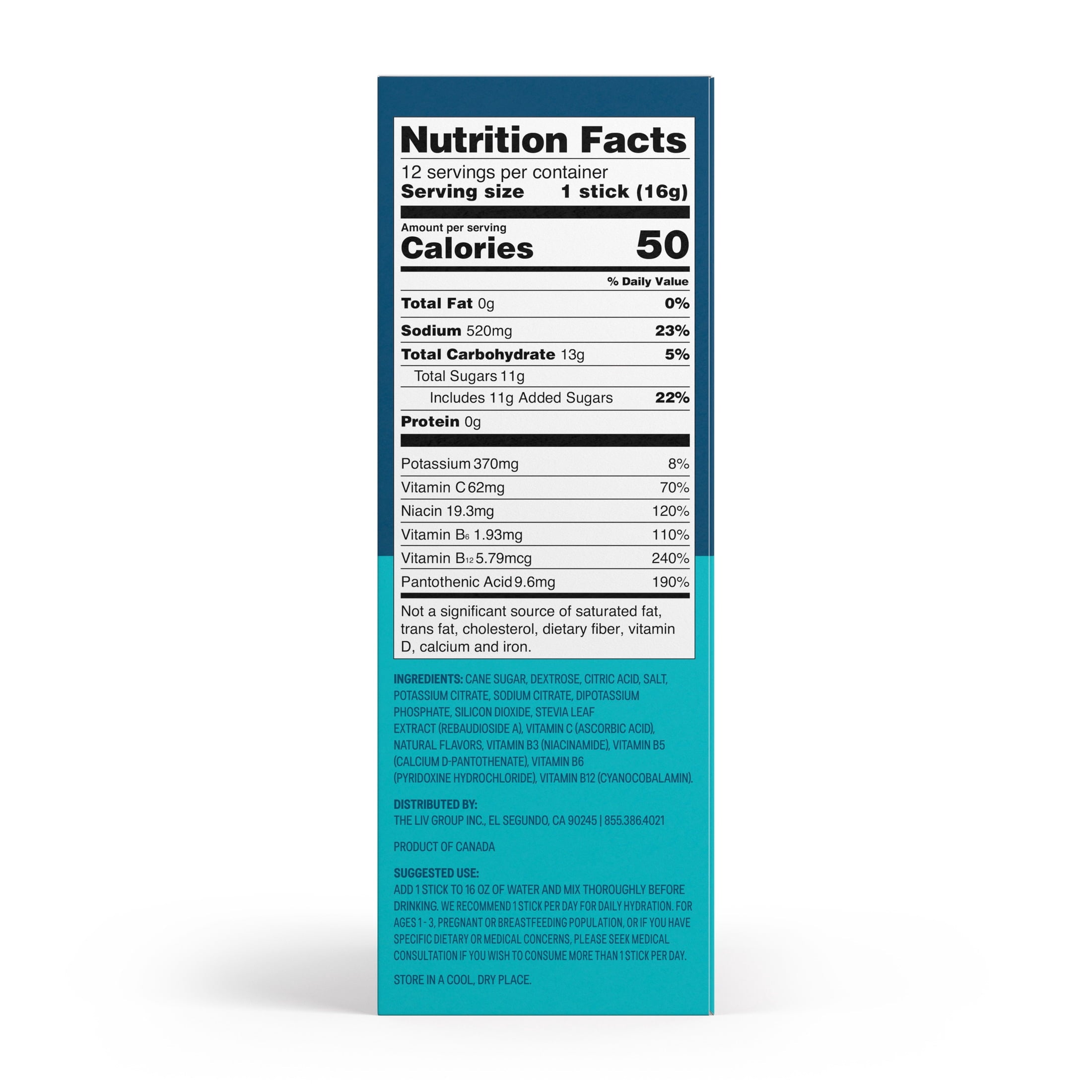 Liquid I.V.® Watermelon Hydration Multiplier® Powdered Electrolyte Drink Mix, 6 Count Packets