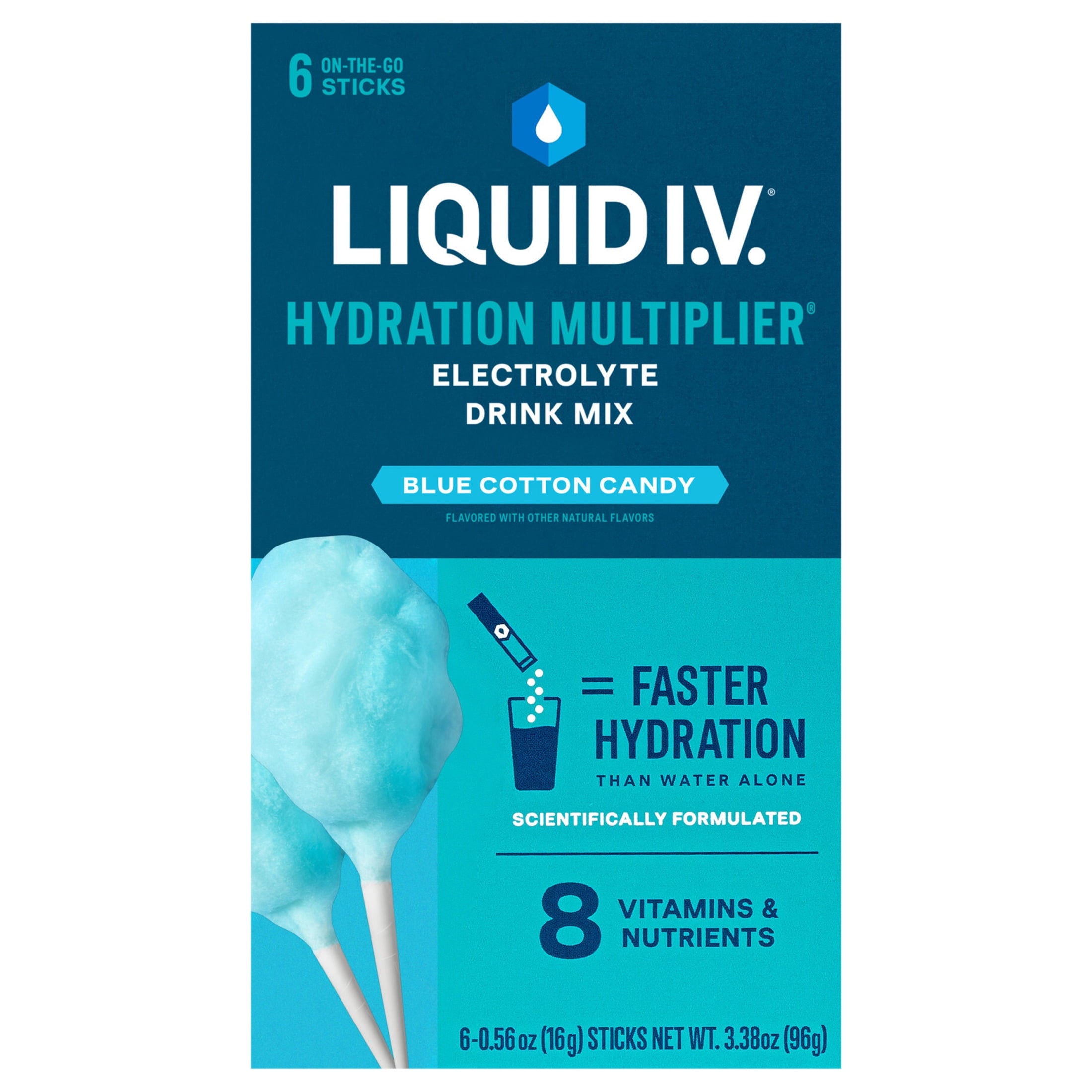 Liquid I.V.® Watermelon Hydration Multiplier® Powdered Electrolyte Drink Mix, 6 Count Packets