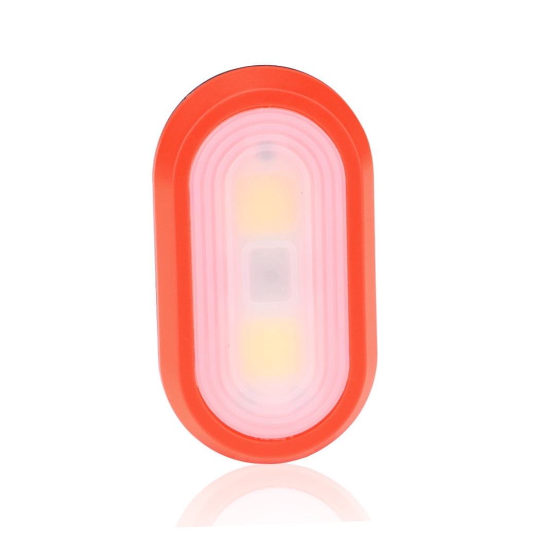 HONMEET 4Pcs Slim LED Running Light with Clip on Assorted Color for Reflective Night Run Safety