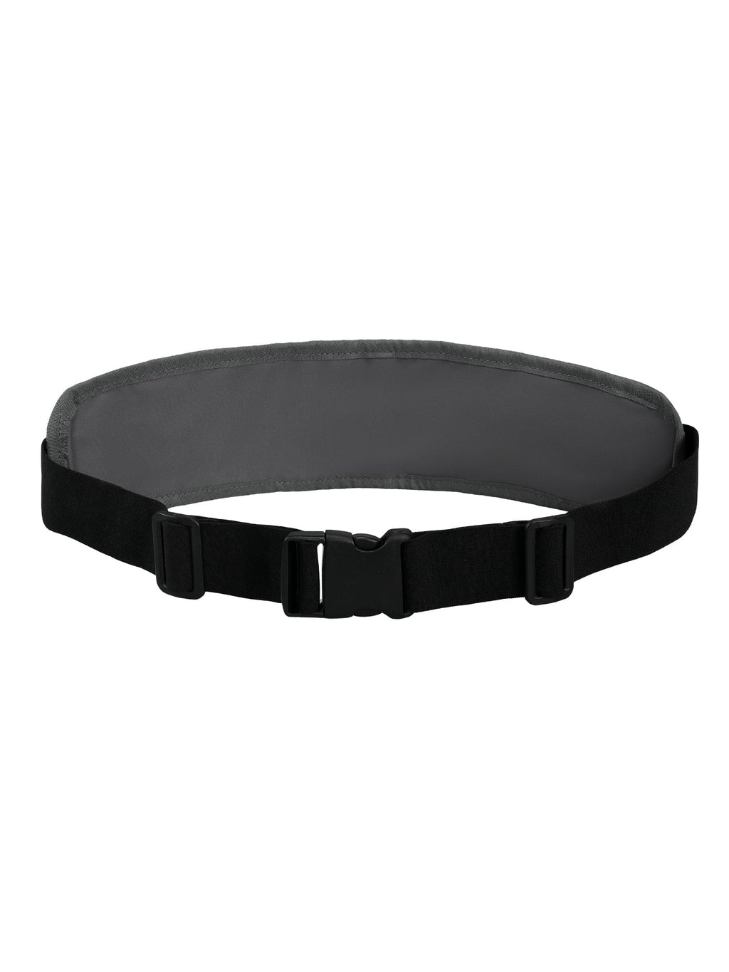 MIER Running Belt Slim Waist Pack with Bib Clips Adjustable Elastic Phone Holder for Fitness Marathon Daily Travel Black