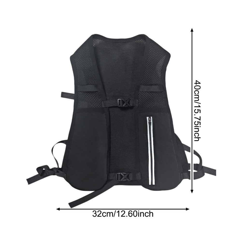 Jiibva Running Hydration Backpack Adjustable Reflective Vest Portable Running Accessories for Outdoor Jogging Hiking Biking