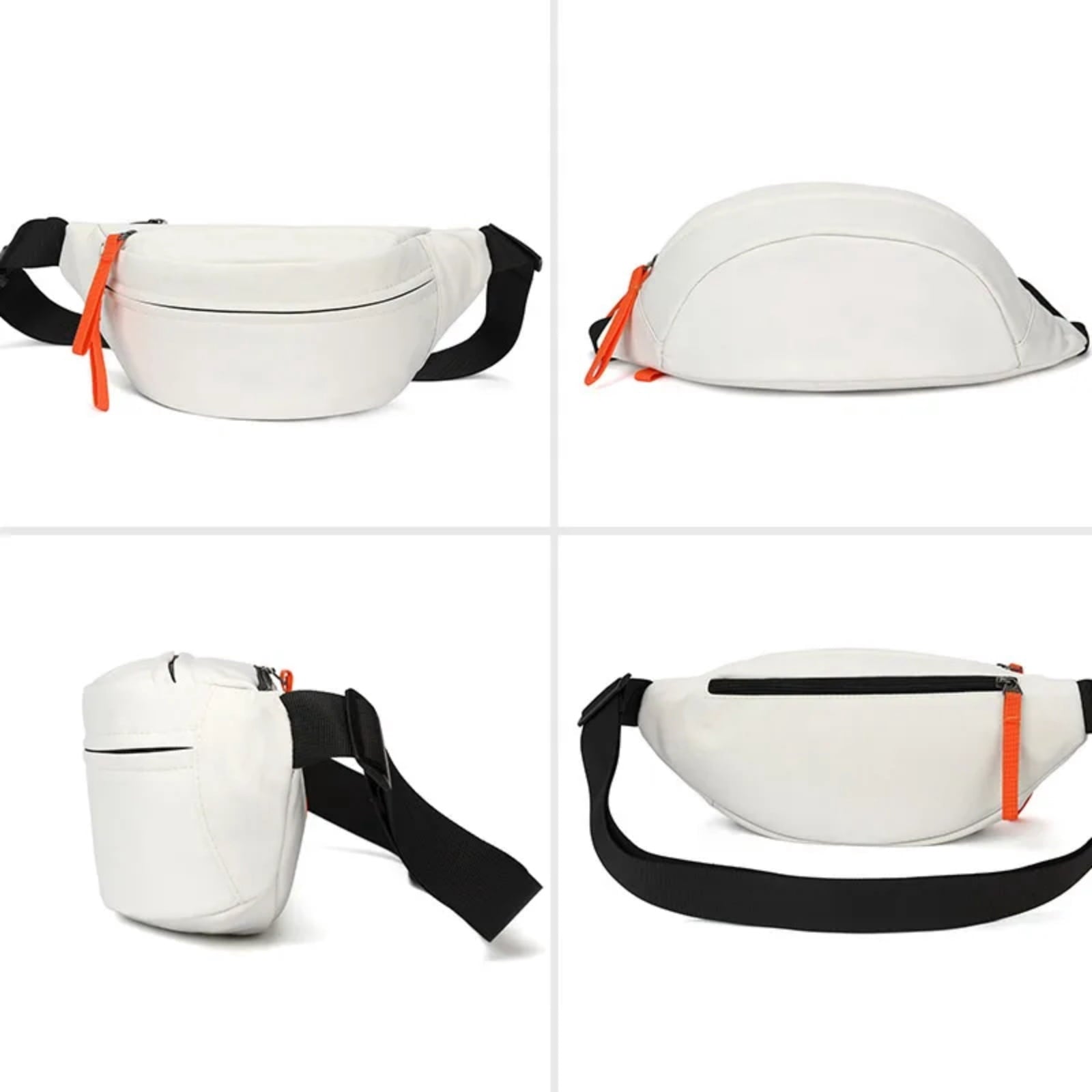 USIONE Water Resistant Fanny Pack for Men & Women - Adjustable Belt, Dual-Wear Waist/Crossbody, Fit for Travel, Hiking, Running, Cycling